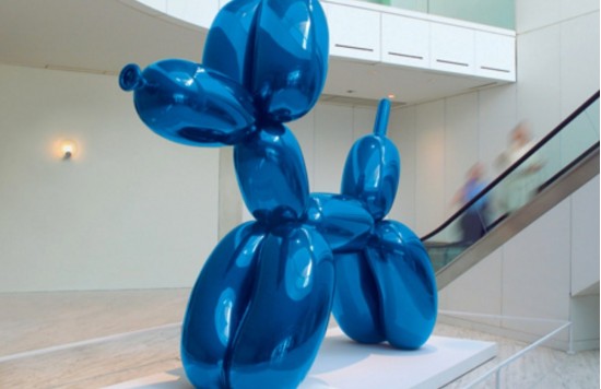 Destruida icónica escultura de Jeff Koons